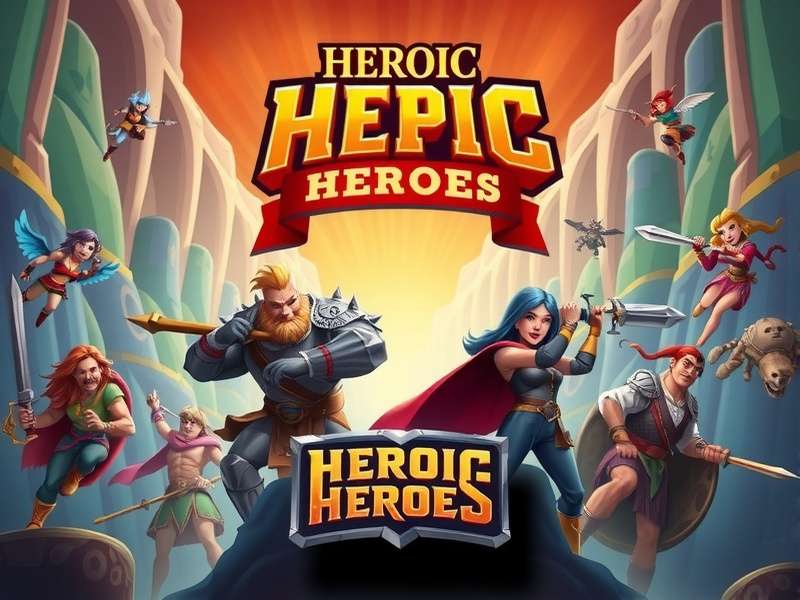 Heroic Epic Heroes Game Banner